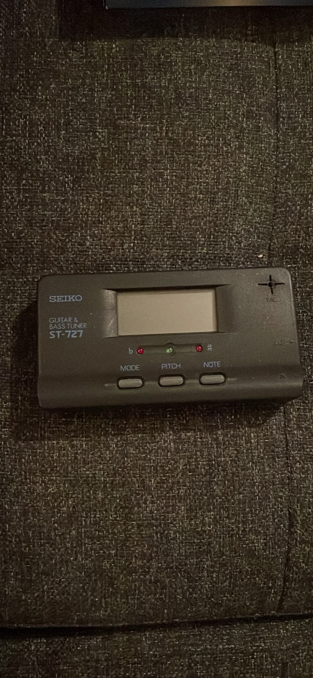 Seiko ST-727 Guitar & Bass Tuner - photo 2