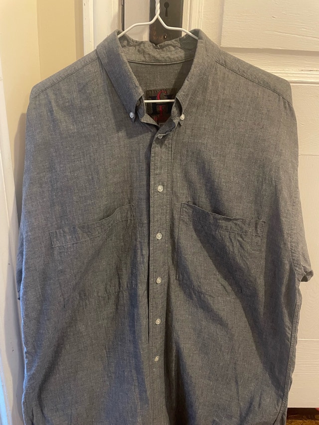 Hathaway Grey Button-down Shirt