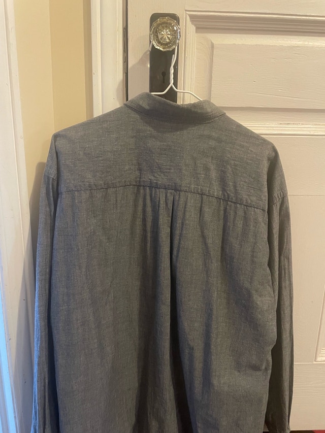 Hathaway Grey Button-down Shirt - photo 3