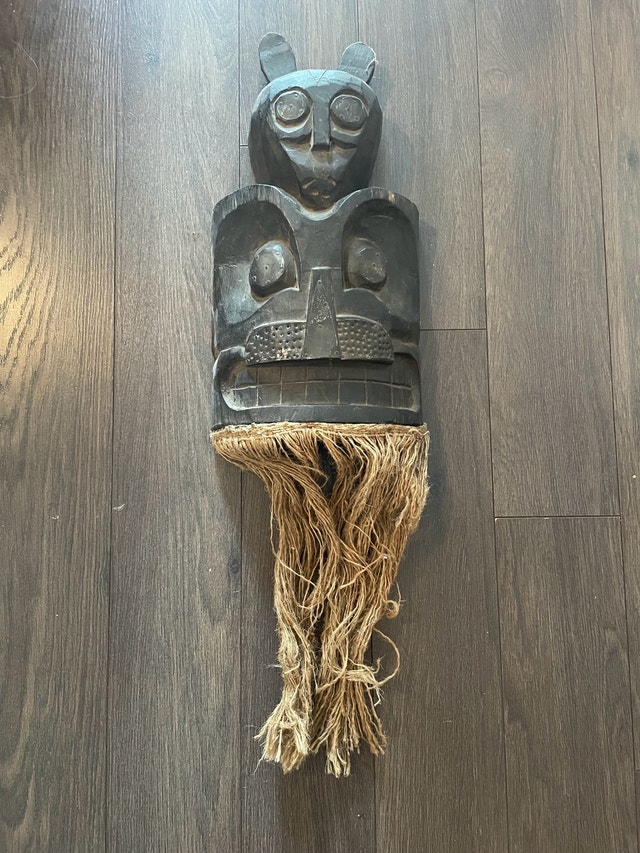 Intriguing Northwest Coast-style wooden Mask