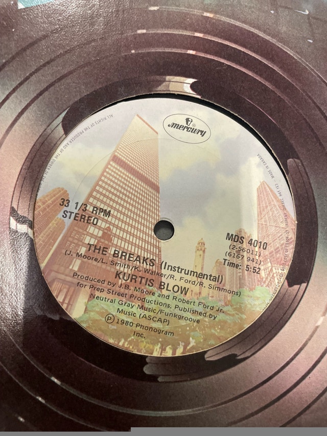 Kurtis Blow The Breaks Vinyl Record - photo 4