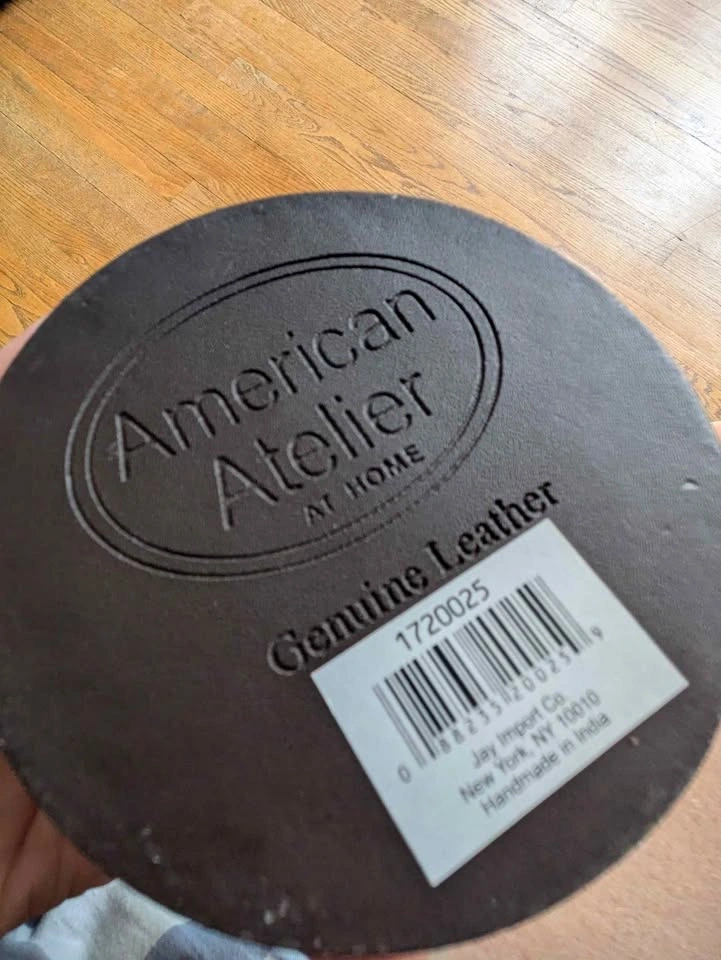 Leather Coasters - 5 Pieces - photo 2