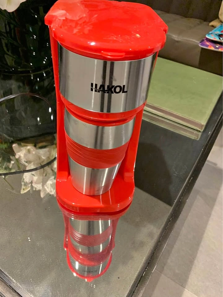 Stainless Steel One-Cup Coffee Maker