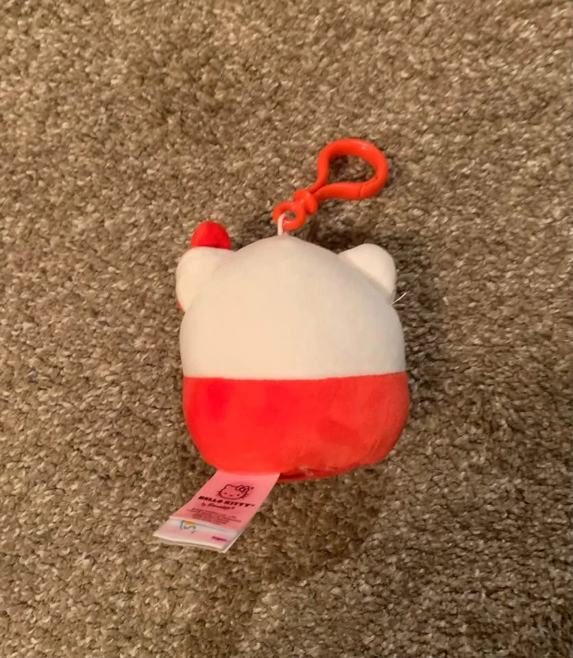 Squishmallow Hello Kitty Boba Tea Plush Bag Clip 3.5 inch - photo 2