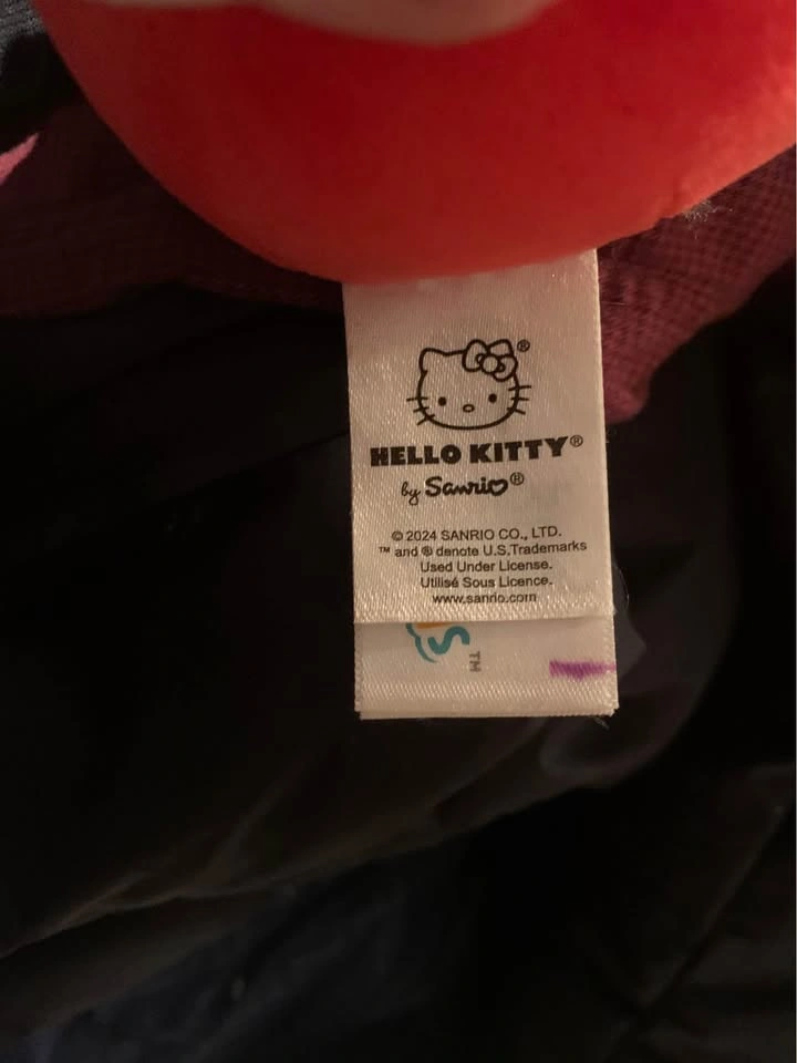 Squishmallow Hello Kitty Boba Tea Plush Bag Clip 3.5 inch - photo 3
