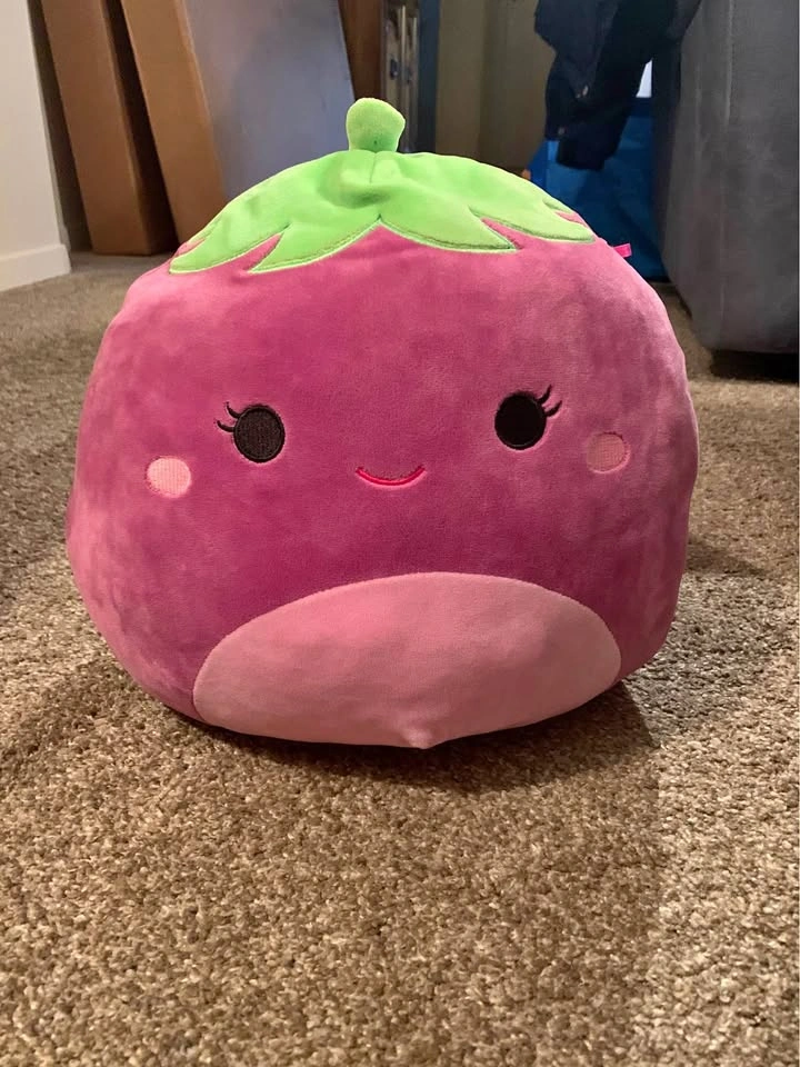 Glena the Eggplant Squishmallow Collectible 12 inch