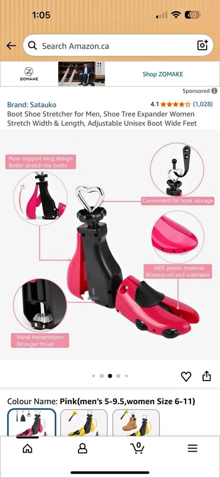 Brand New Boot & Shoe Stretcher - Adjustable