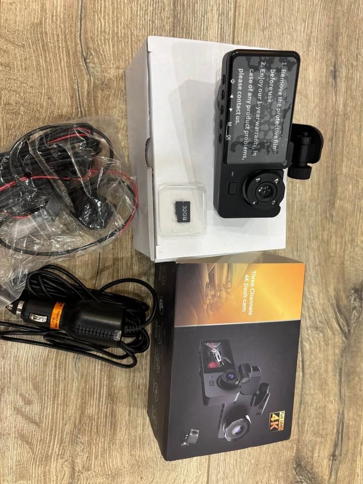 4K Triple Dash Cam Front/Rear - New w/ 32GB Card - photo 2