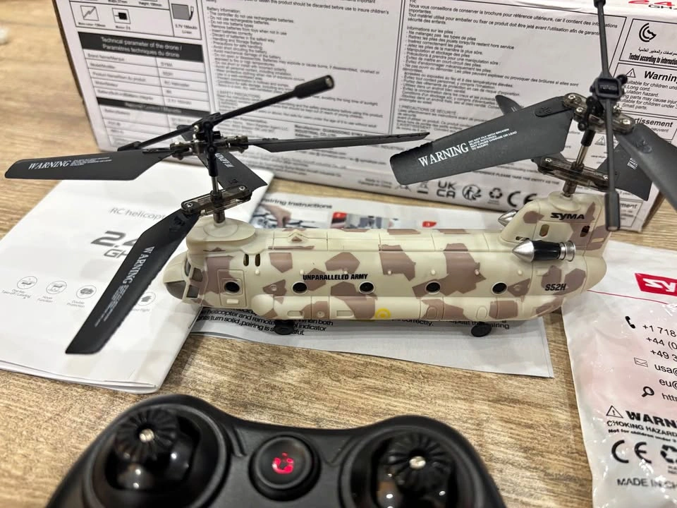 Syma S52H RC Helicopter - Like New (Used Once!)