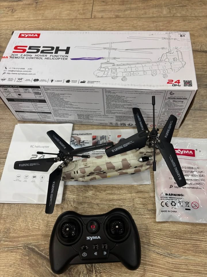 Syma S52H RC Helicopter - Like New (Used Once!) - photo 2