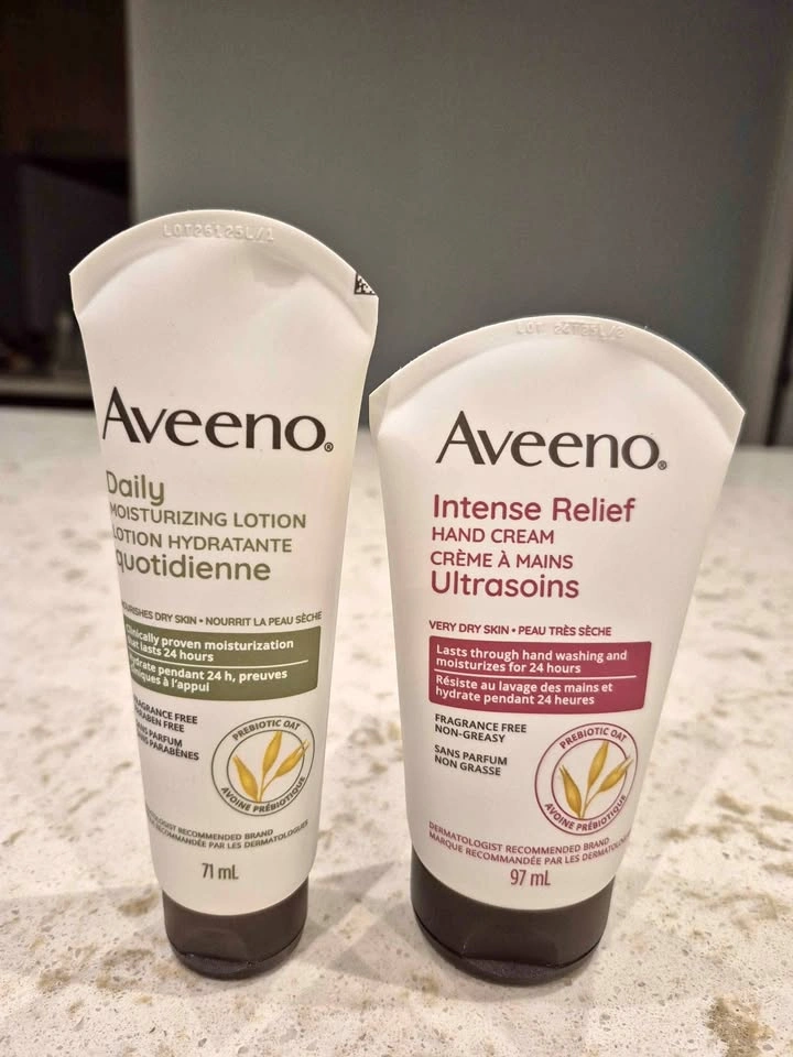 Aveeno Lotions - Daily Moisturizing & Intense Relief Hand Cream