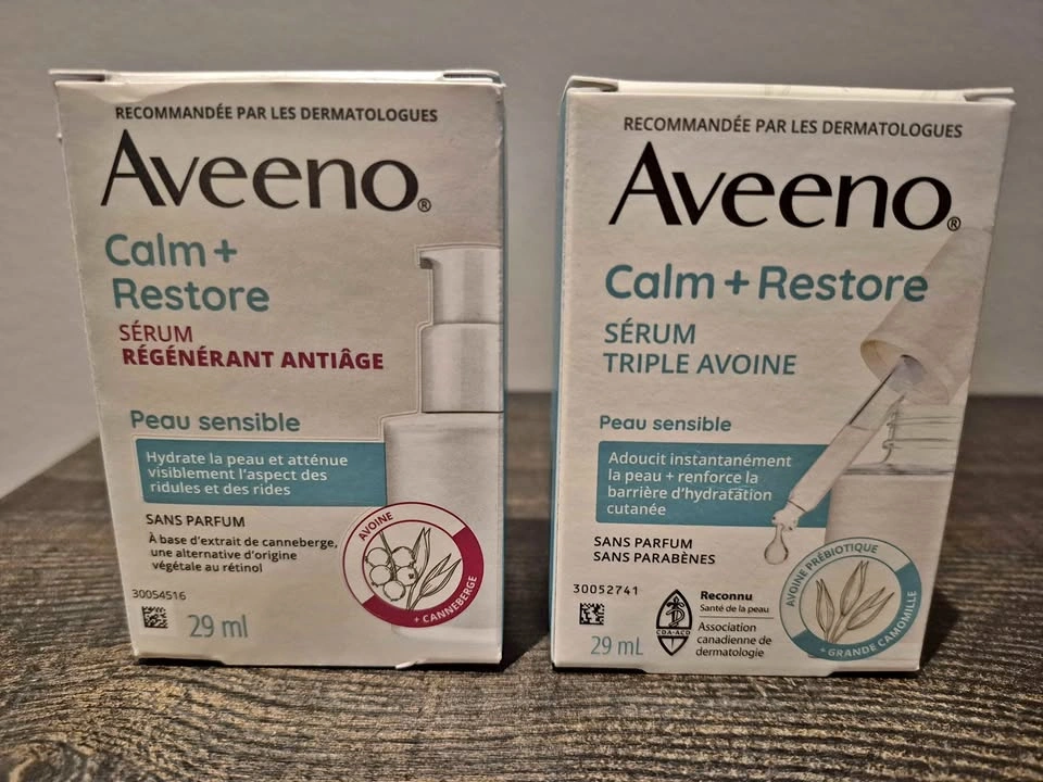 Aveeno Calm + Restore Serums