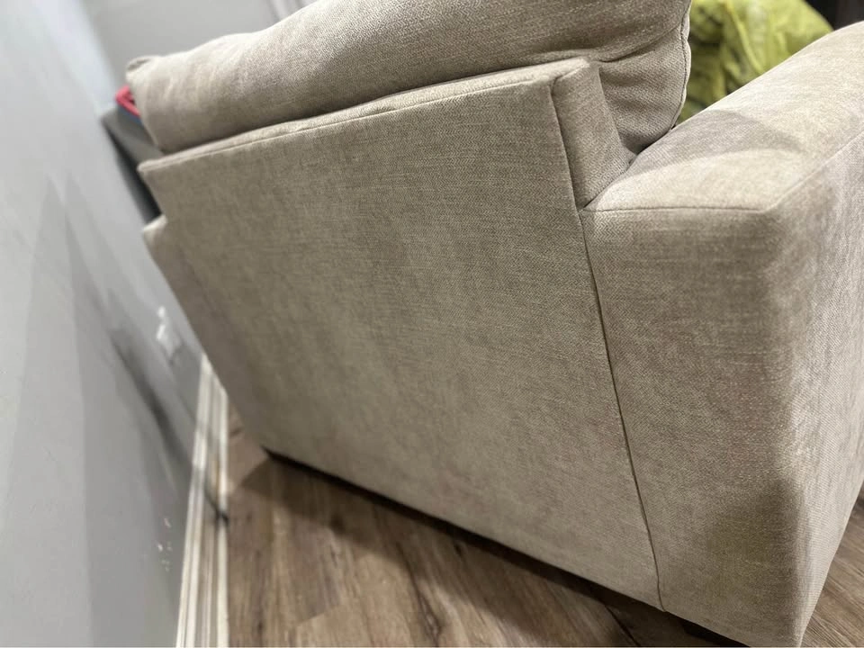 Beige Upholstered Armchair - Delivery Available - photo 4