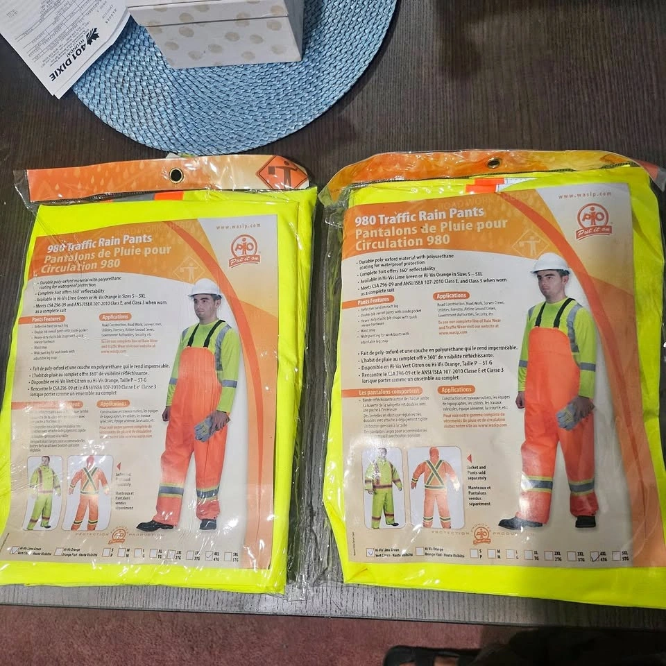 980 TRAFFIC PANTS LIME GREEN MEDIUM 4XL
