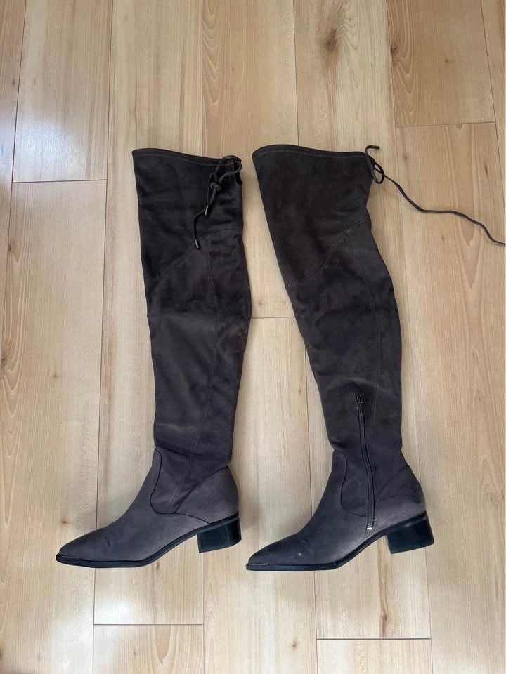 Marc Fisher Suede Knee High Boots Size 6.5 - photo 2