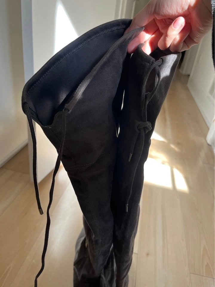 Marc Fisher Suede Knee High Boots Size 6.5 - photo 3