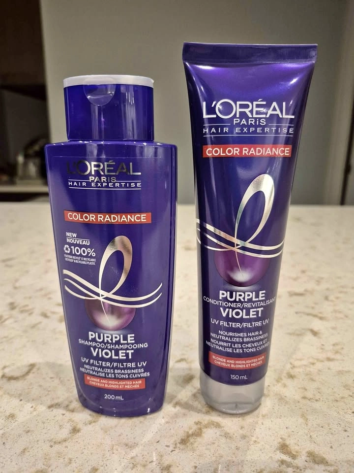 L'Oréal Color Radiance Purple Shampoo Conditioner Set