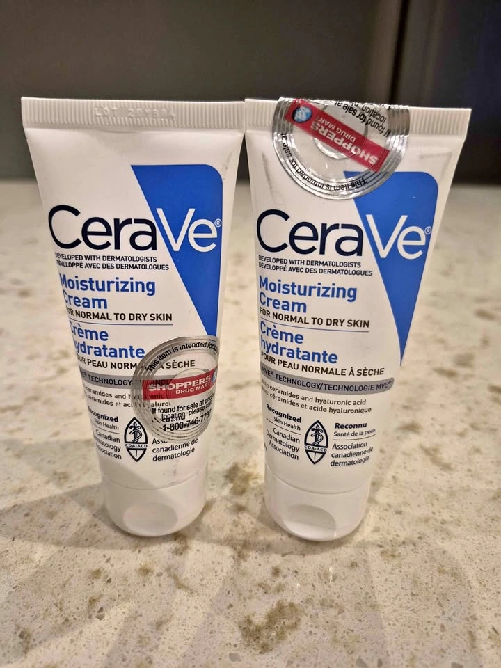 CeraVe Moisturizing Cream for Normal to Dry Skin - 2 Tubes