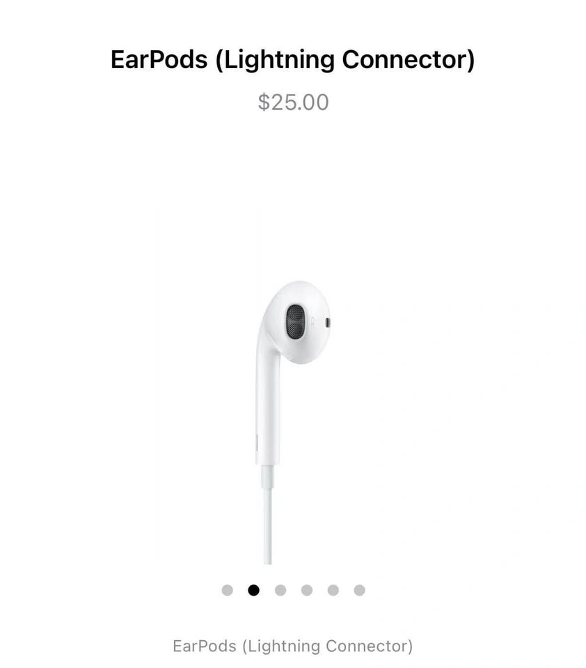 Apple Earphones - Lightning Port - photo 2