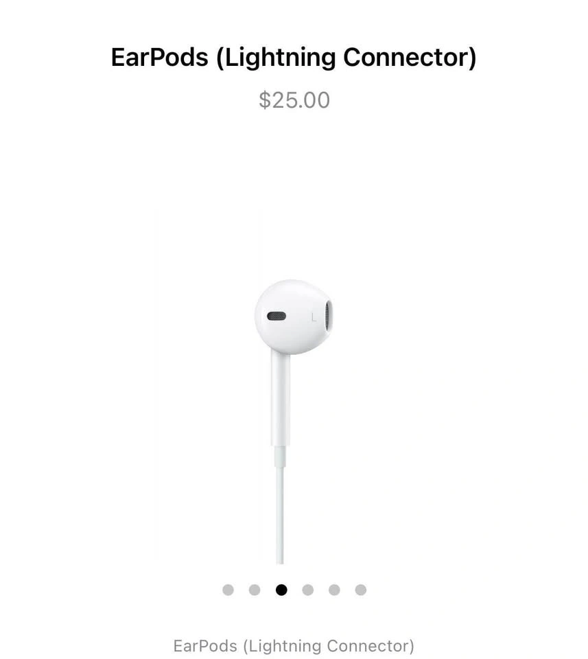 Apple Earphones - Lightning Port - photo 3