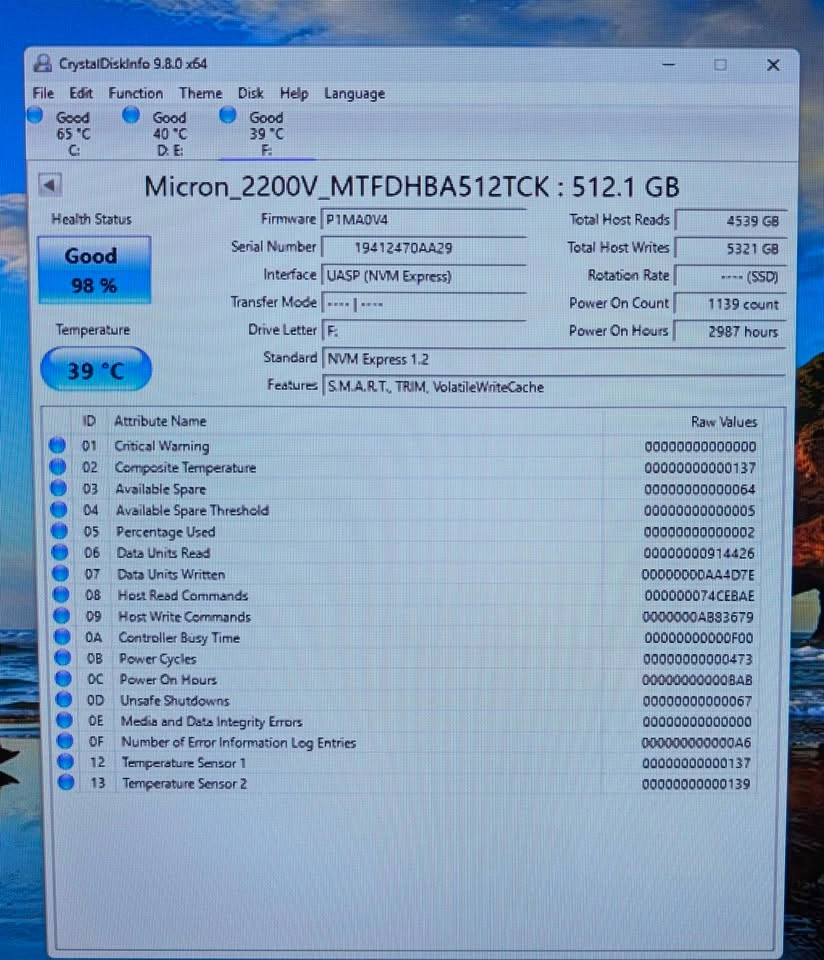 Micron NVMe 512GB M.2 2280 SSD - photo 2