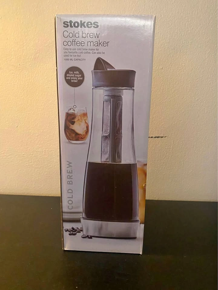 Stokes Cold Brew Coffee Maker 1000 ML - Brand New