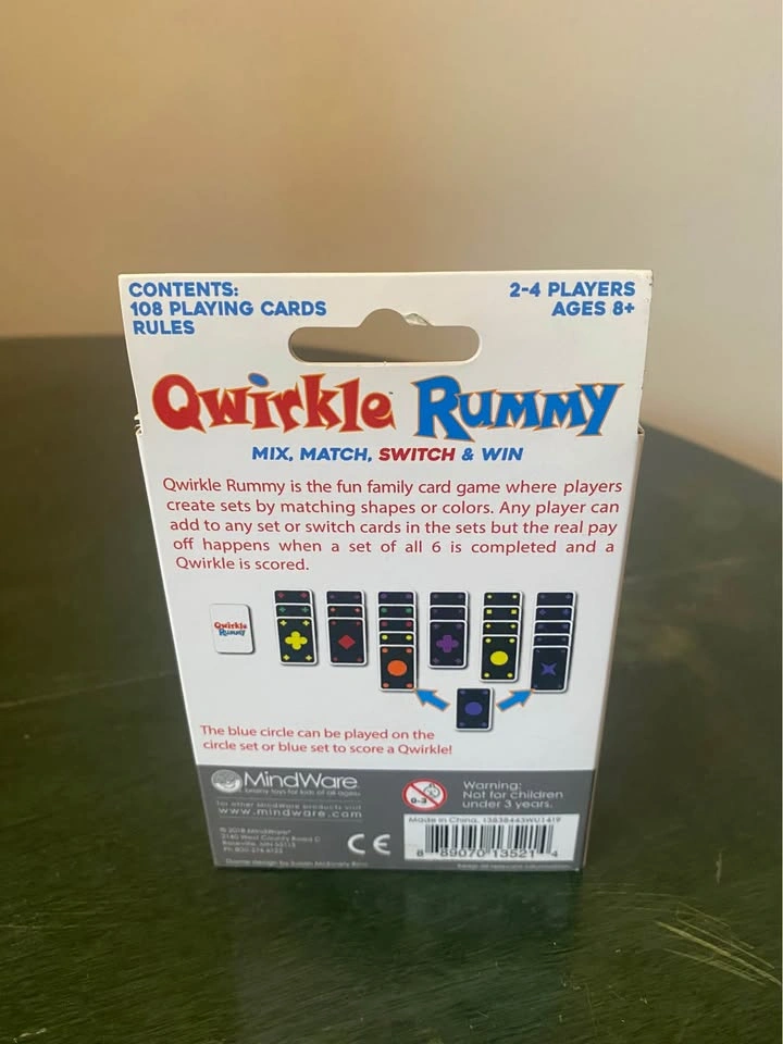 MindWare Qwirkle Rummy Card Game - photo 2
