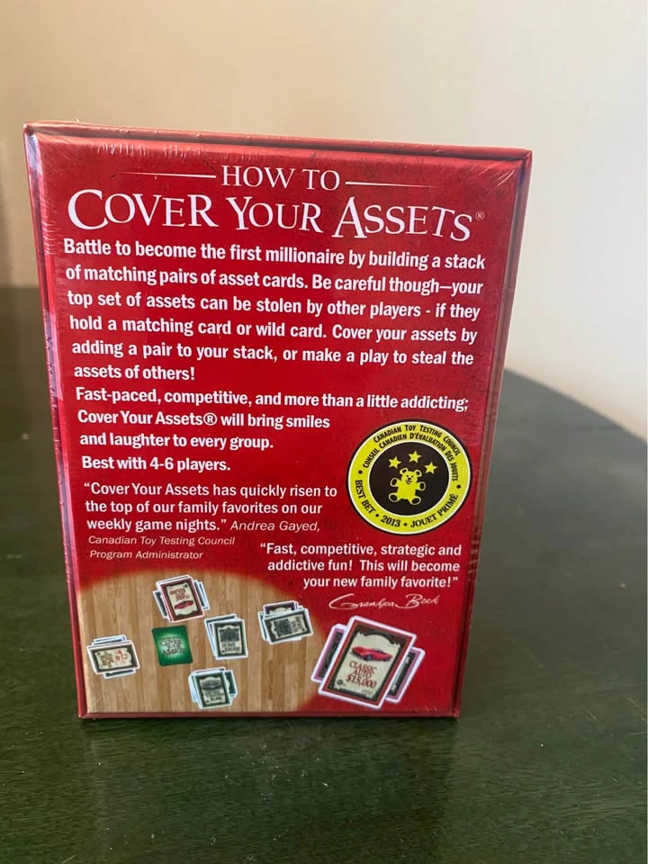 Grandpa Beck's Cover Your Assets Card Game New Sealed - photo 2