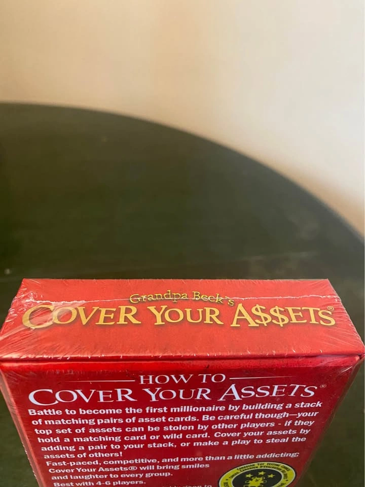 Grandpa Beck's Cover Your Assets Card Game New Sealed - photo 3