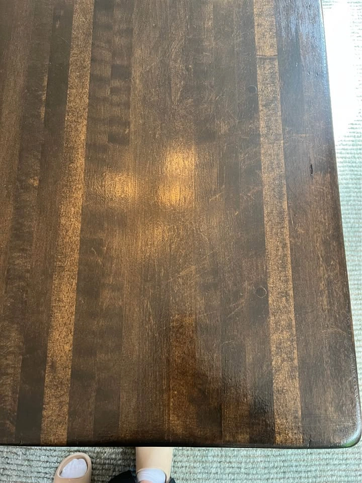 Pottery Barn Dark Wood Dining Table & Bench - photo 3