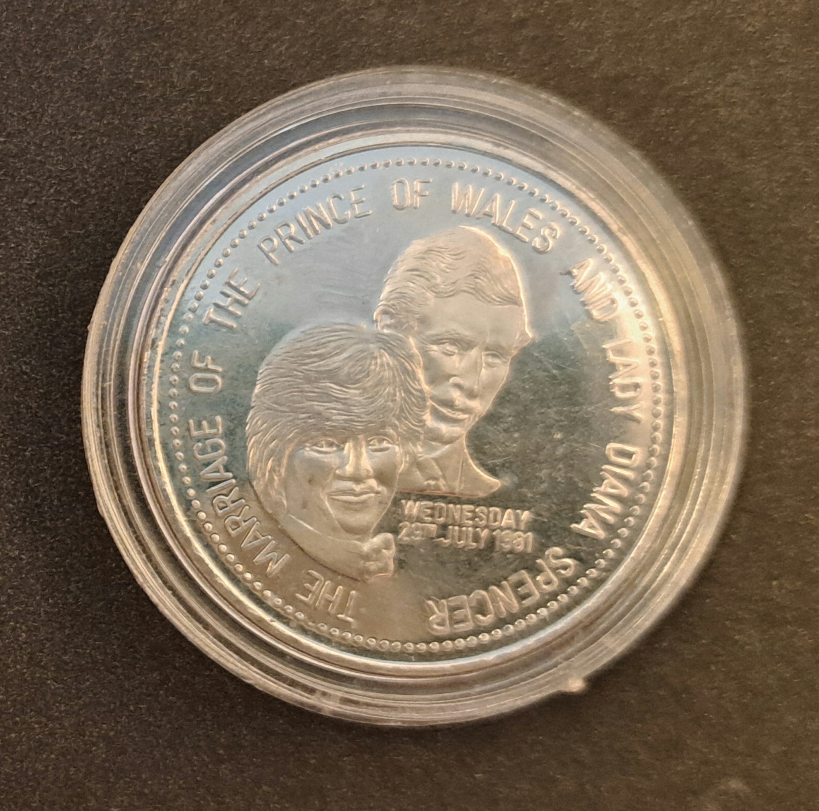 1981 Royal Wedding Charles & Diana Coin - Fredericton NB