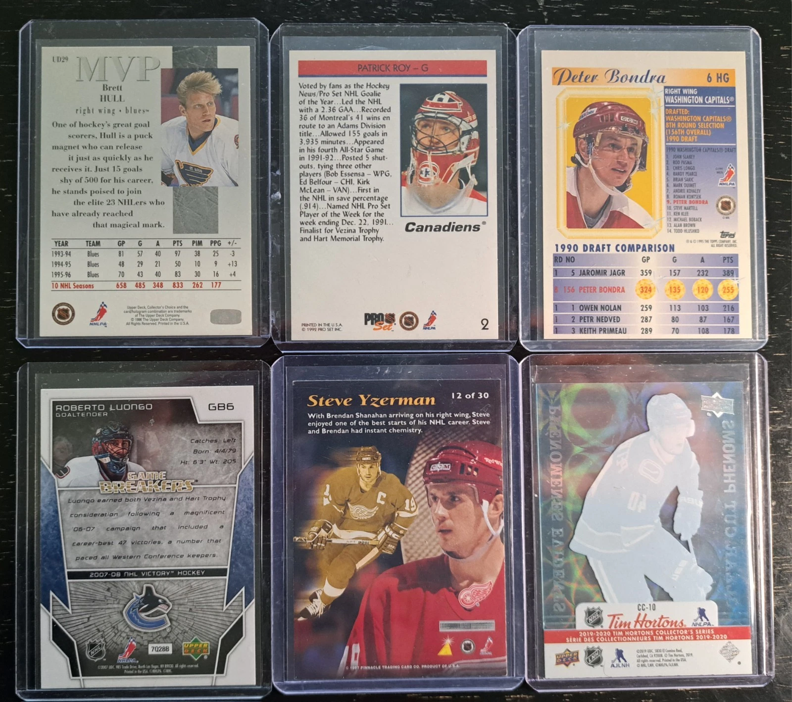 🔥6 NHL All-Stars🔥 P.Roy, E. Pettersson, R.Luongo, P.Bondra, S.Yz - photo 2