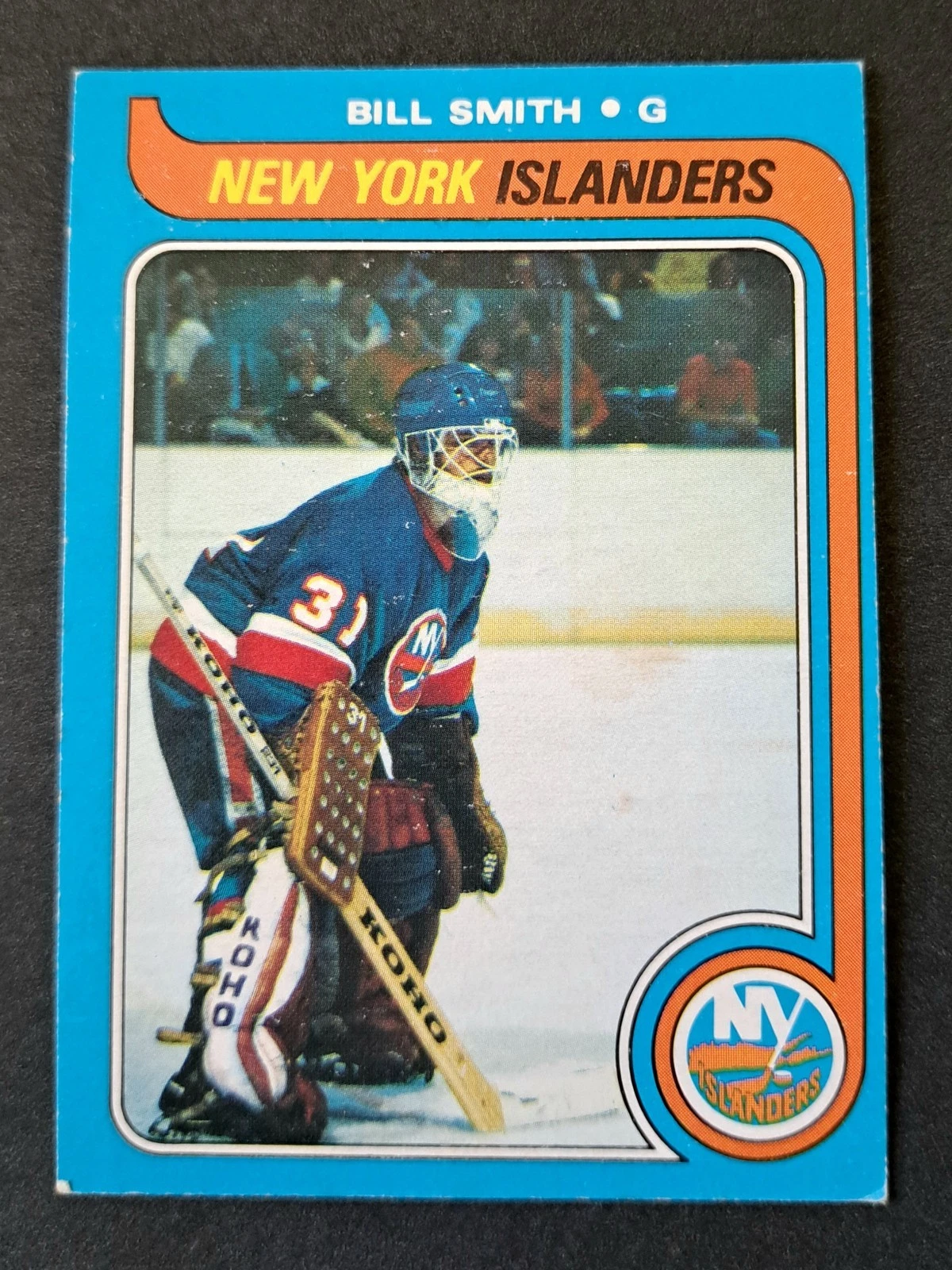 1979-80 O-Pee-Chee Hockey Bill Smith Card # 242 Islanders