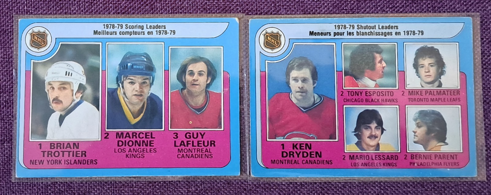 2 CARDS 1979-80 O-Pee-Chee League Leaders #3, 8