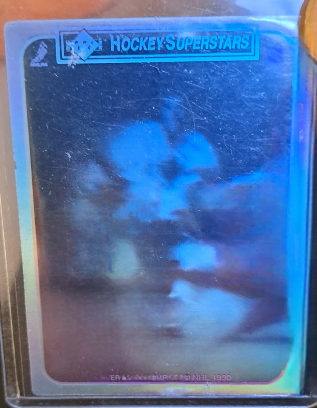 Two Odd Gimmick Cards - Wayne Gretzky - Hologram & Draw Your Own