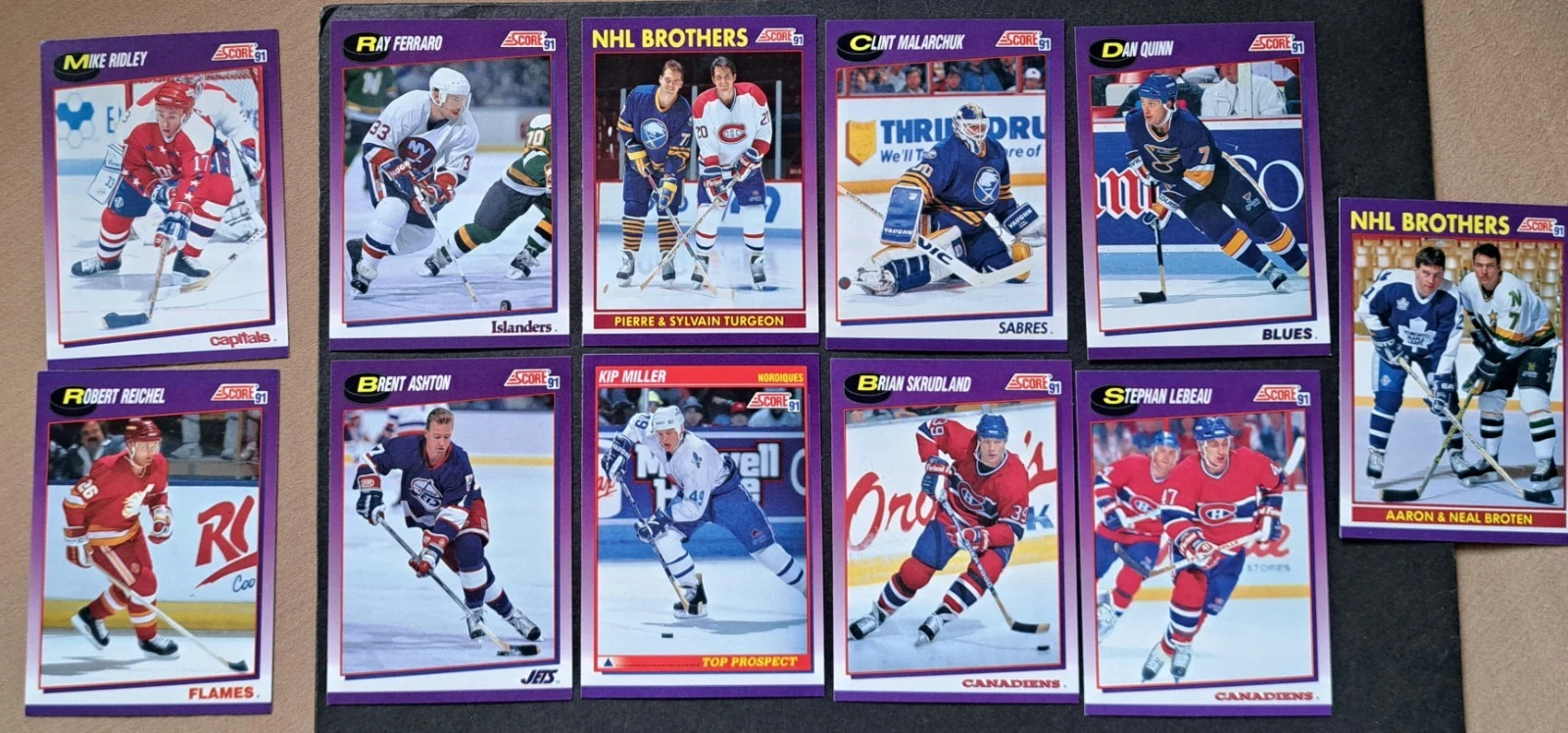 1991 NHL Score USA Lot of 11 Cards - See Photo