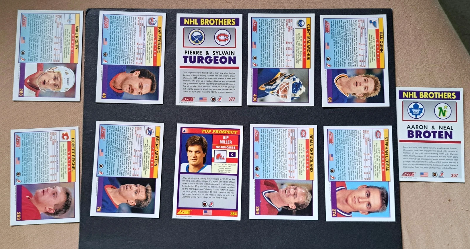 1991 NHL Score USA Lot of 11 Cards - See Photo - photo 2