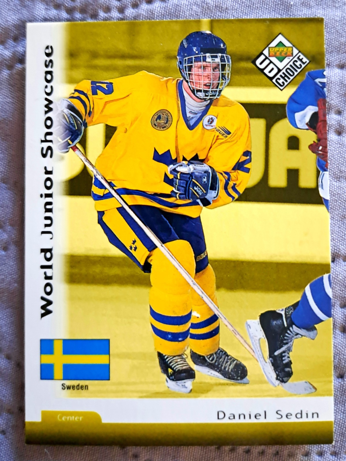 1998-99 Upper Deck Daniel Sedin World Juniors Card 294