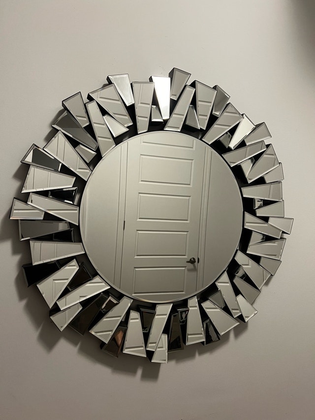 Round Wall Mirror - Moving sale must go