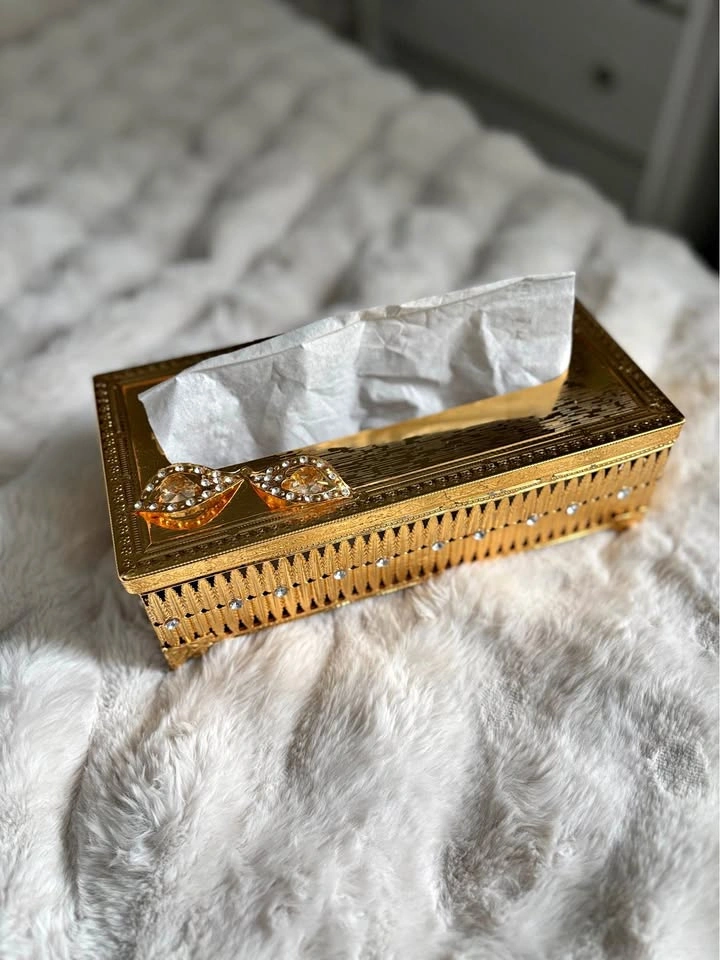 Gold Tissue Box Holder – Glam Home Decor