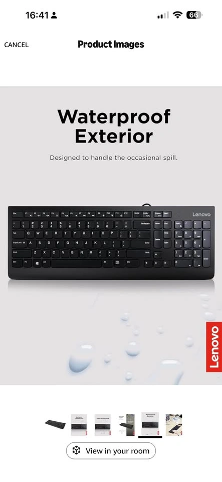Lenovo 300 USB Wired Keyboard - photo 2