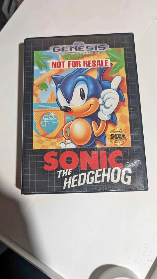 Sonic the Hedgehog 1 Sega Genesis Game