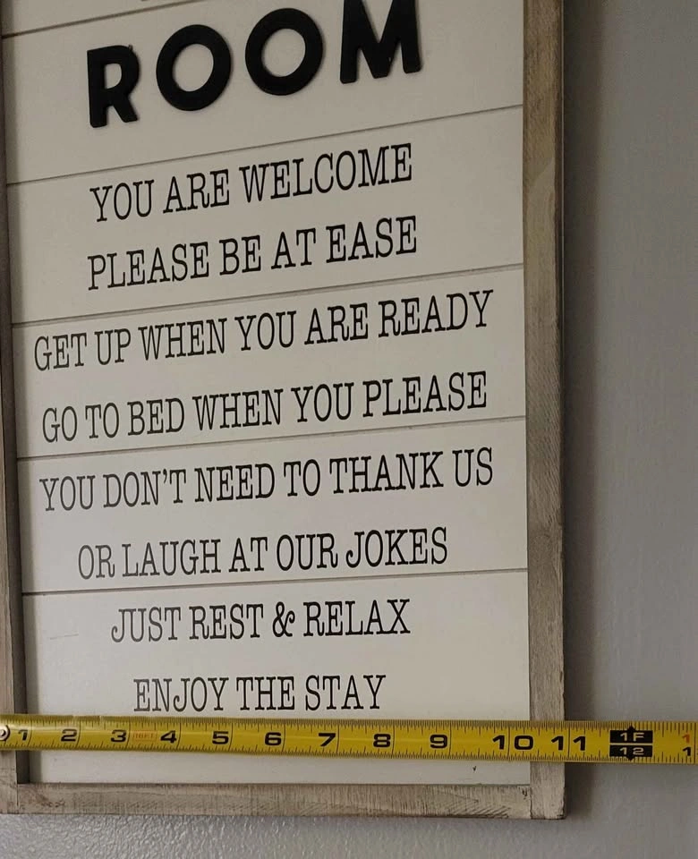 Guest room sign - photo 3