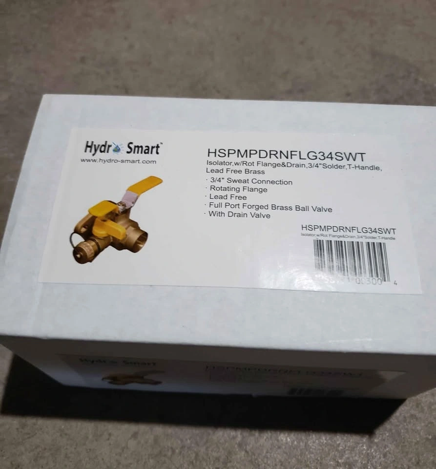 NIB Hydro Smart Isolating Valve - 3/4" - photo 3