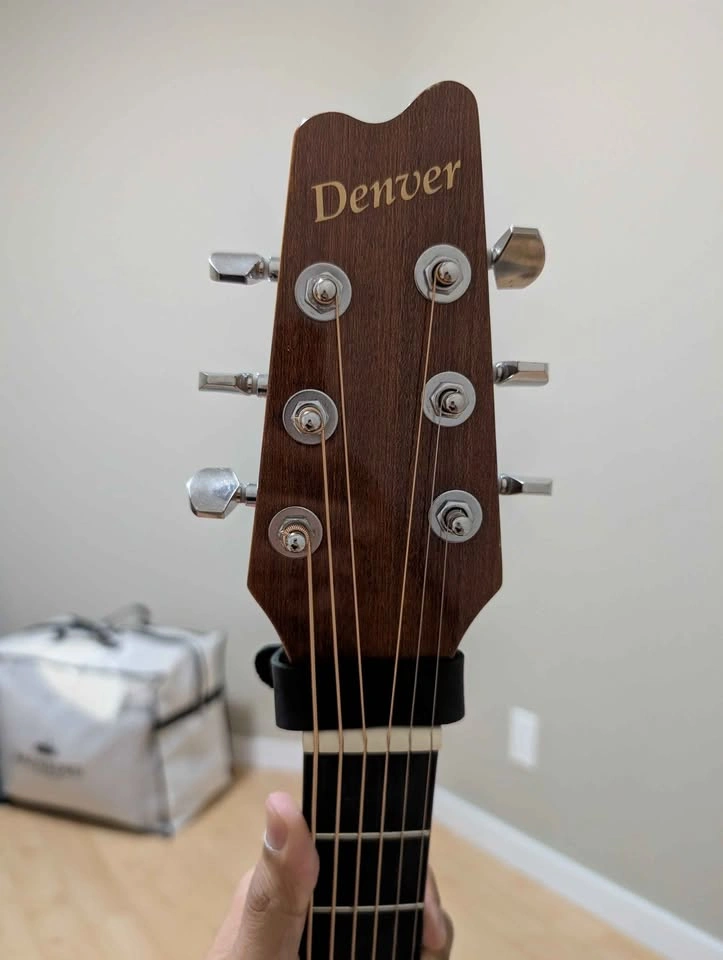 Denver Full-Size Acoustic Guitar Kit w/ Bag, Tuner, Strap - photo 5