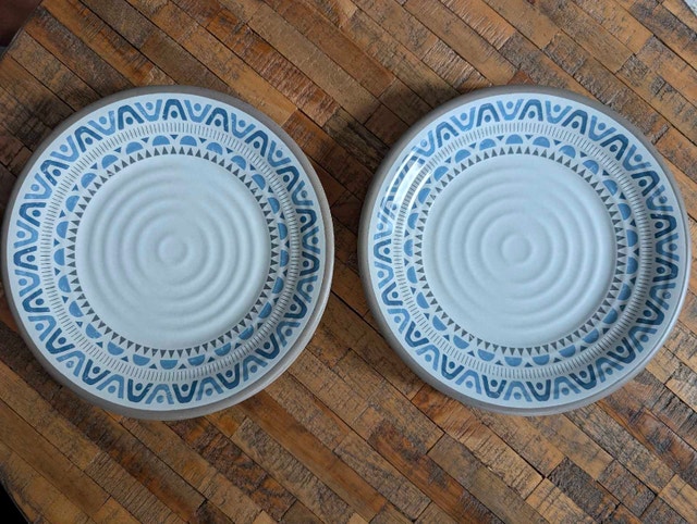 Set of 8 Premium Melamine Outdoor Dinner Plates – 10.5"