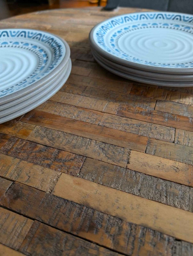 Set of 8 Premium Melamine Outdoor Dinner Plates – 10.5" - photo 3