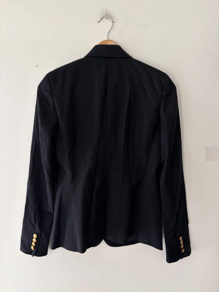 Vintage Ralph Lauren Embroidered Crest Women's Wool Blazer Size - photo 5