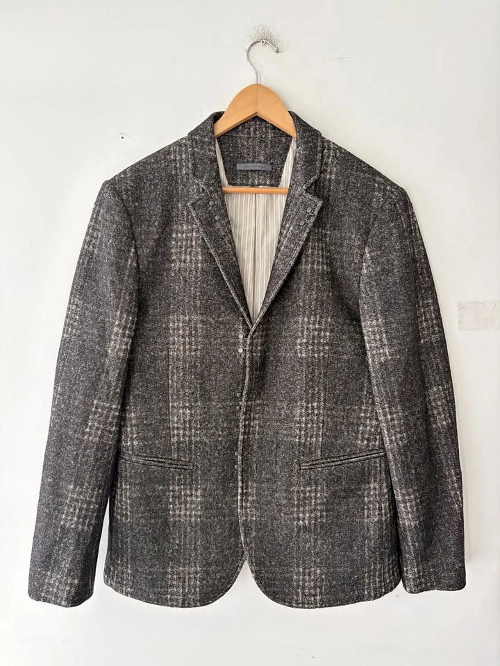 John Varvatos Collection Hook and Bar Blazer Jacket Size 52