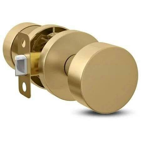 Mega Handles | Buena Passage Door Knob | Satin Brass